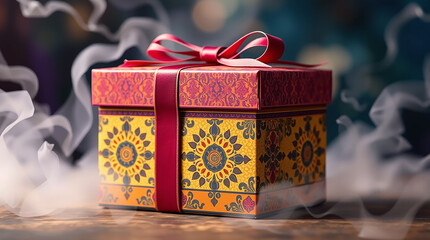gift boxes on a table