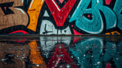 graffiti on the wall