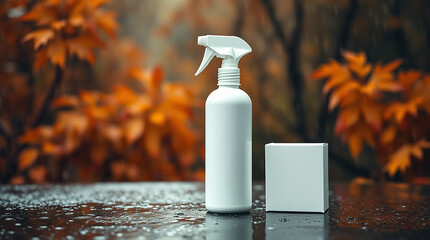 spray bottle in the garden