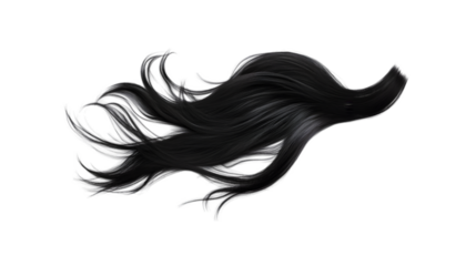 black hair model png