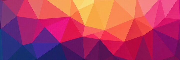 Obraz premium Interlocking gradient polygons form a complex, visually striking pattern , geometric, pattern