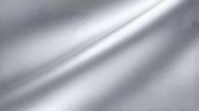 Elegant gray color paper background with a smooth glowing silver aluminum texture featuring subtle light waves and a reflective metallic surface creating a modern and sophisticated look