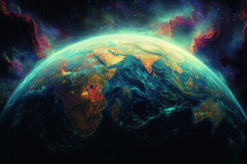 Obraz premium earth in space