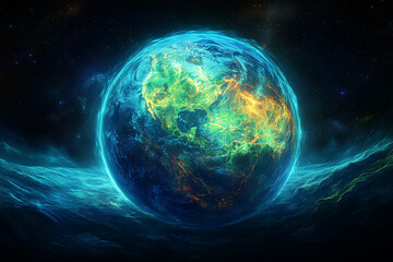 earth in space