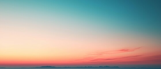 Obraz premium Plain gradient minimalist background blending muted tones seamlessly for a simple and stylish visual design