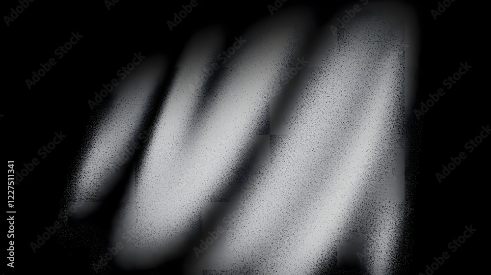 Leinwandbilder Minimalist grainy gradient background featuring a fine textured noise blending dark white and gray tones  This versatile abstract design creates a moody atmospheric
