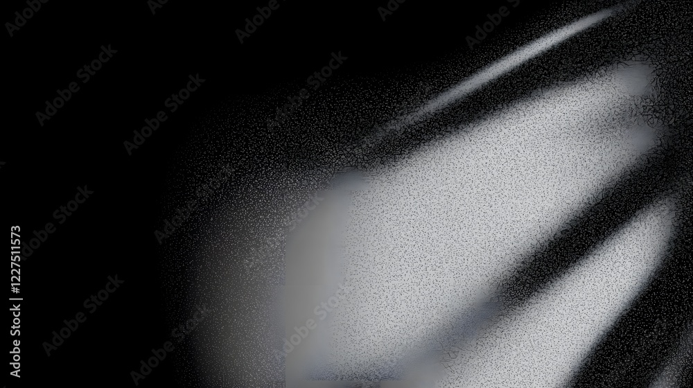 Leinwandbilder Dramatic dark grainy gradient background with subtle monochrome abstract noise texture creating a modern and sophisticated style ideal for banners headers and backdrop design