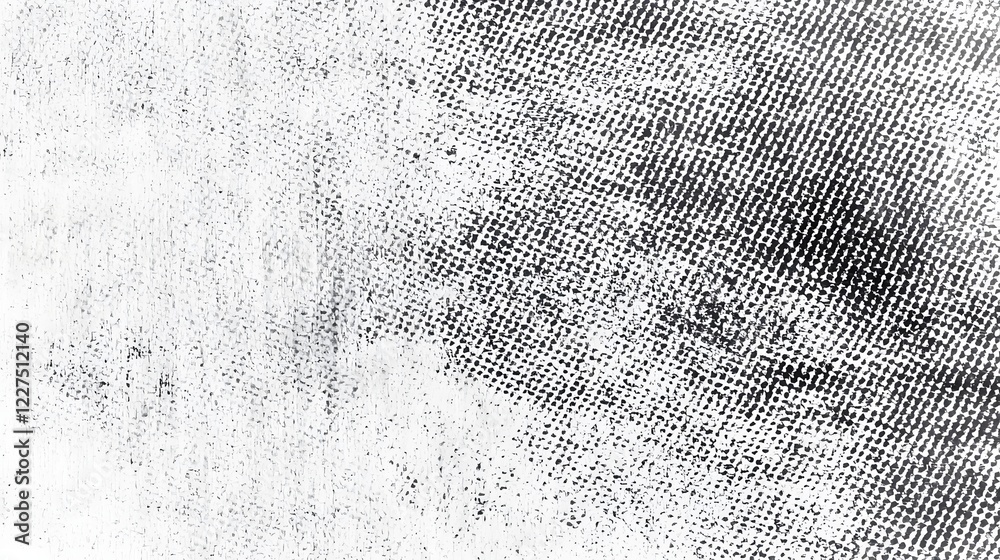 Leinwandbilder scanned paper with a halftone faded gradient texture featuring a subtle grunge grit pattern and a bl