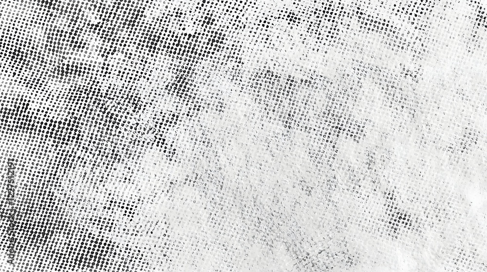 Poster Scanned paper with a halftone faded gradient texture featuring a subtle grunge grit pattern and a black and white sand noise effect overlay