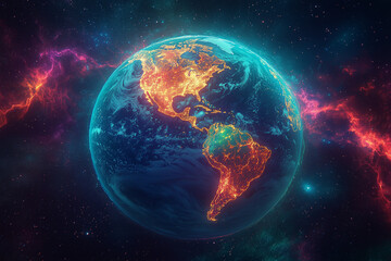 Obraz premium earth in space