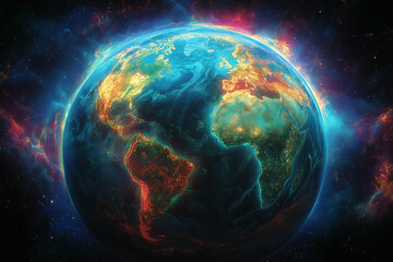 Fototapeta premium earth in space