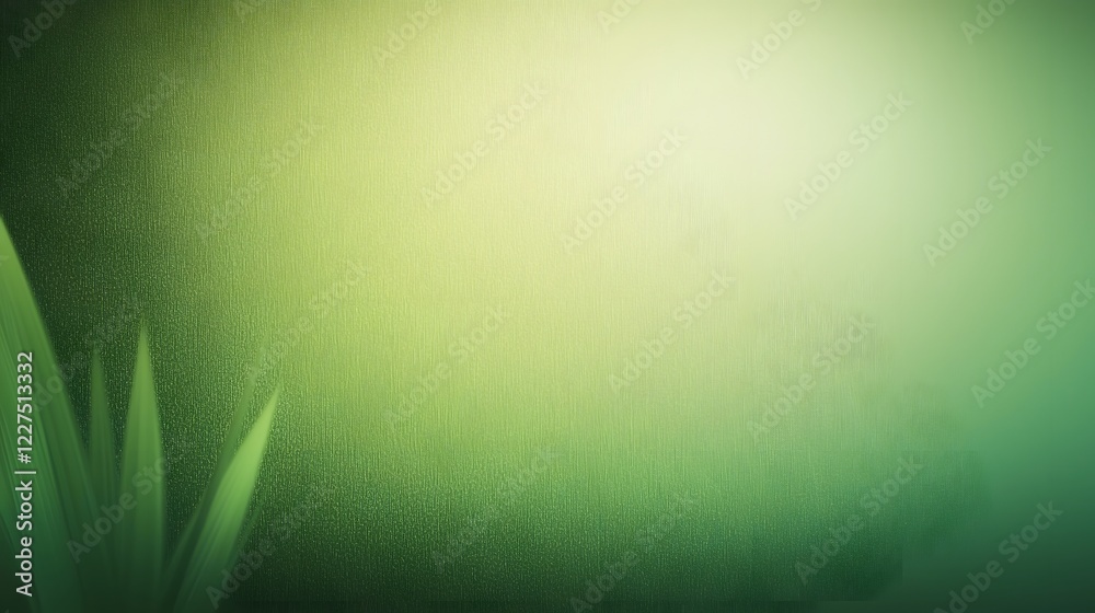 Leinwandbilder Soft Green Gradient Abstract Background with a Fine Grainy Noise Texture Adding Depth and a Natural Aesthetic Perfect for Contemporary Banners Posters and Digital Artwork Designs