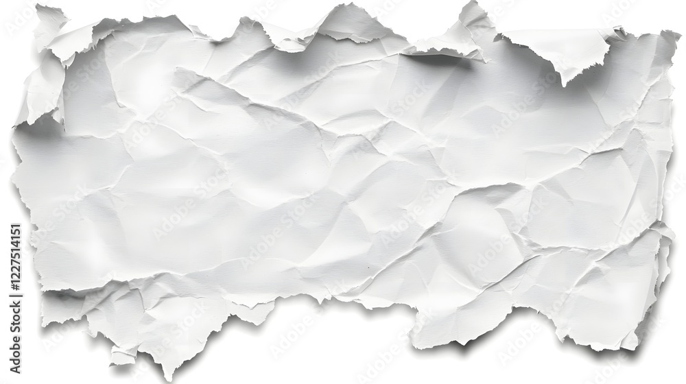 Aufkleber textures of torn white paper strips with jagged edges layered on a solid black background for minima