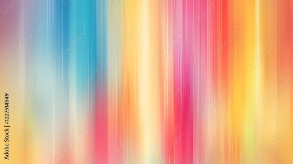 Leinwandbilder vibrant colorful rainbow gradient blur background with smooth transitions between hues representing 