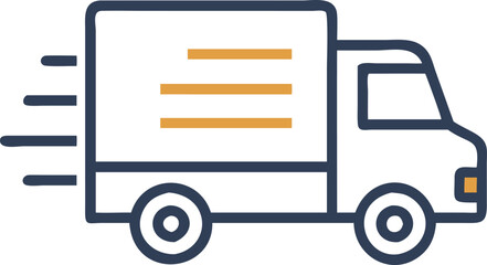 Transportation and Delivery Truck Graphic