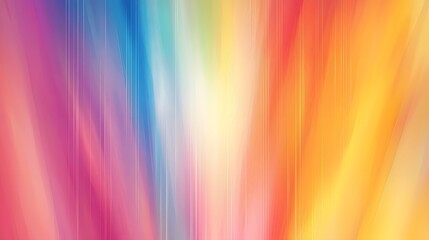 Obraz premium Bright and Vibrant Rainbow Gradient Background with Soft Blurred Texture Representing Diversity and Inclusion for LGBTQ Pride Themed Designs Posters and Digital Art