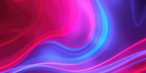 Red and blue light waves blending in a kaleidoscope of colors, vibrant, blending, colorful