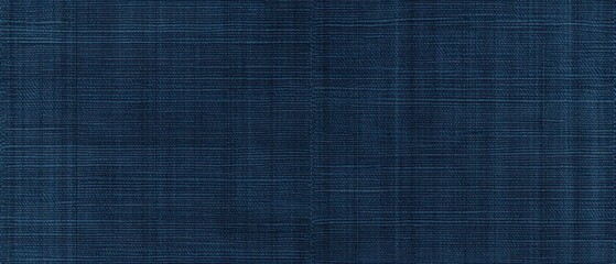 Close-up texture of blue denim fabric with detailed weave and stitching