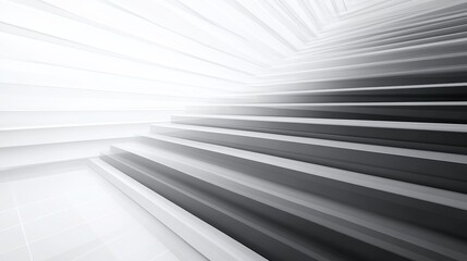 Obraz premium Horizontal dashed patterns forming an illusion of progressive depth