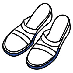 pair of shoes isolated