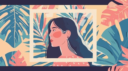 Diverse Group of People Avatars in Line and Fill Style Flat Vector