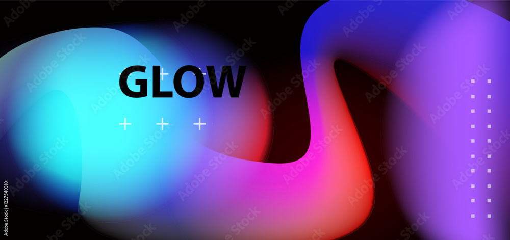 Fototapete minimal defocused aura style background with soft blurred colors. vector illustration for presentati