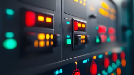 Toggle Switch System with Visual Map of Feature Statuses,Modern Software Solution,3D