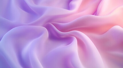 Obraz premium A smooth gradient transition from soft mauve to lavender with gentle fabric-like waves and highlights