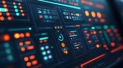 Cloud-Based Feature Management Interface with Adjustable Control Toggles,3D