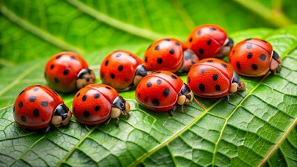 Fototapeta premium red ladybug