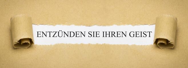 Entzünden Sie Ihren Geist