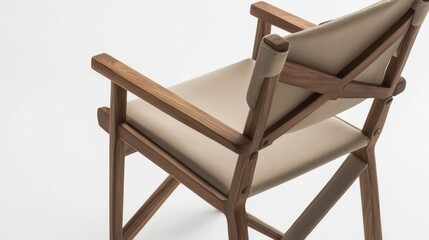 Modern Wooden Armchair with Exquisite Design