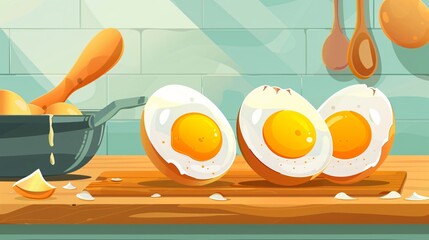 Cooking Guide: Perfecting Boiled Eggs - Half Done Chicken Boiled Egg