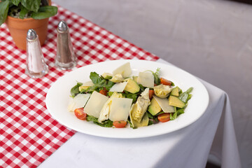 Fresh Arugula Salad with Parmesan