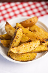 Crispy Herb-Seasoned Potato Wedges