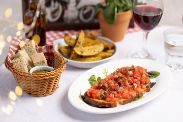 Classic Italian Bruschetta
