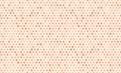 Round spotted pattern with geometric repetition. Ideal for fabric prints, poster backgrounds, and abstract wallpaper designs with trendy circles.