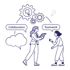 Hand-Drawn Speech Bubbles and Chat Icons Collection