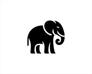 elephant silhouette vector