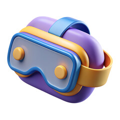 3D VR Headset Icon - Immersive Design