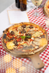 Wood-Fired Vegetable Pizza