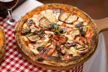 Wood-Fired Vegetable Pizza