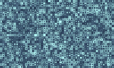 Trendy mosaic-style pattern with structured geometry. A vibrant, colourful grid design ideal for cover art, fabric, or creative posters.