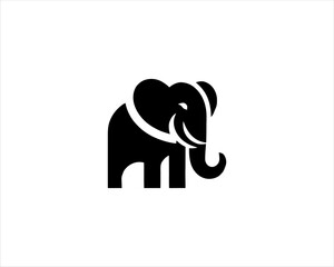 silhouette of elephant