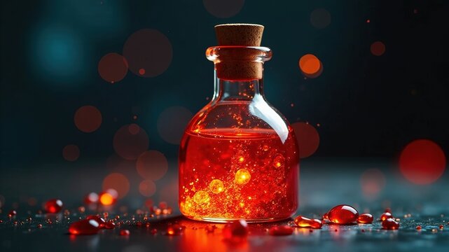 Enchanting Apothecary Potion Bottle - Mystical Elixir