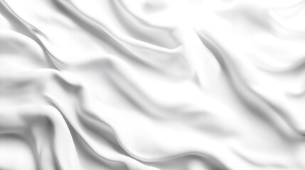 Naklejka premium Soft Flowing White Fabric Texture