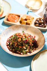 Pomegranate and Beetroot Tabbouleh
