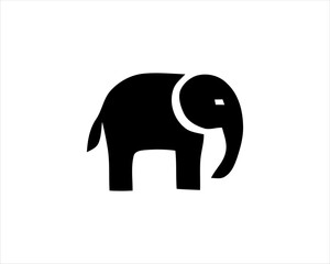 elephant silhouette vector