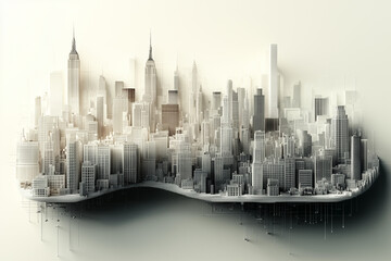 Obraz premium City Skyline