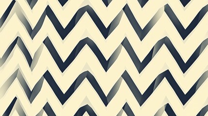 Zig-zagging patterns intersecting into minimalist triangular forms